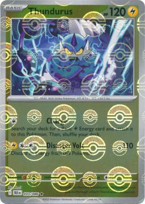 Thundurus (033/086) (Poke Ball Pattern) [Scarlet & Violet: Black Bolt]