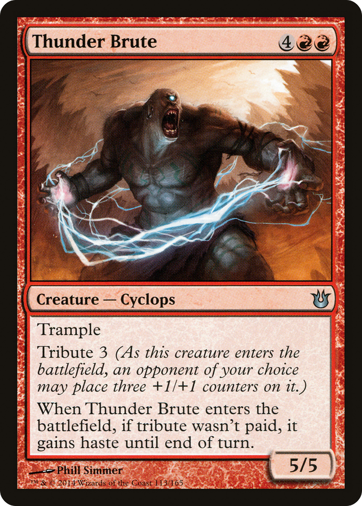 Thunder Brute (BNG-113)  Foil - Born of the Gods