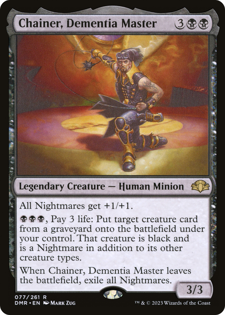 Chainer, Dementia Master (DMR-077)  Foil - Dominaria Remastered