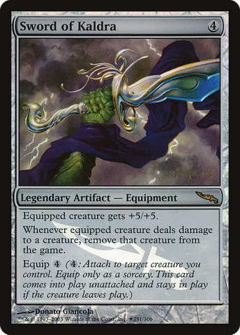 Sword of Kaldra (PRE-251)  Foil - Mirrodin Promos