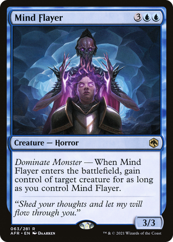 Mind Flayer (AFR-063)  Foil - Adventures in the Forgotten Realms