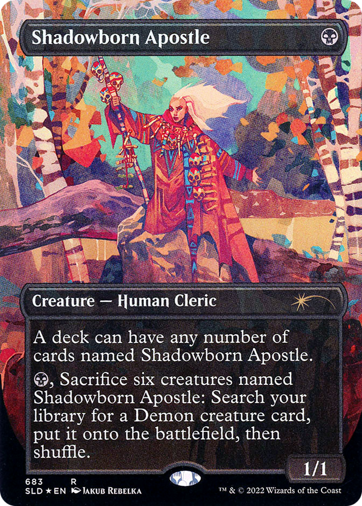 Shadowborn Apostle (683) (SLD-683)  Foil - Secret Lair Drop (Borderless)