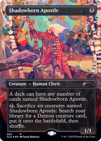 Shadowborn Apostle (683) (SLD-683)  Foil - Secret Lair Drop (Borderless)