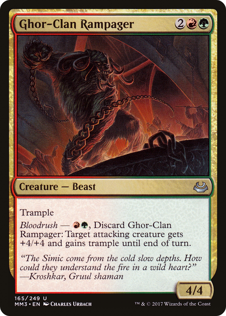 Ghor-Clan Rampager (MM3-165)  - Modern Masters 2017