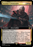 Sycorax Commander (Extended Art) (Surge Foil) (WHO-1036)  Foil - Doctor Who: (Extended Art)