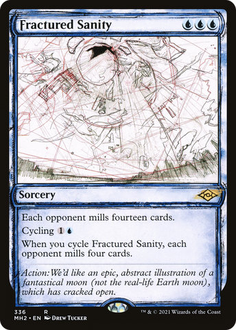 Fractured Sanity (Showcase) (MH2-336)  Foil - Modern Horizons 2: (Showcase)