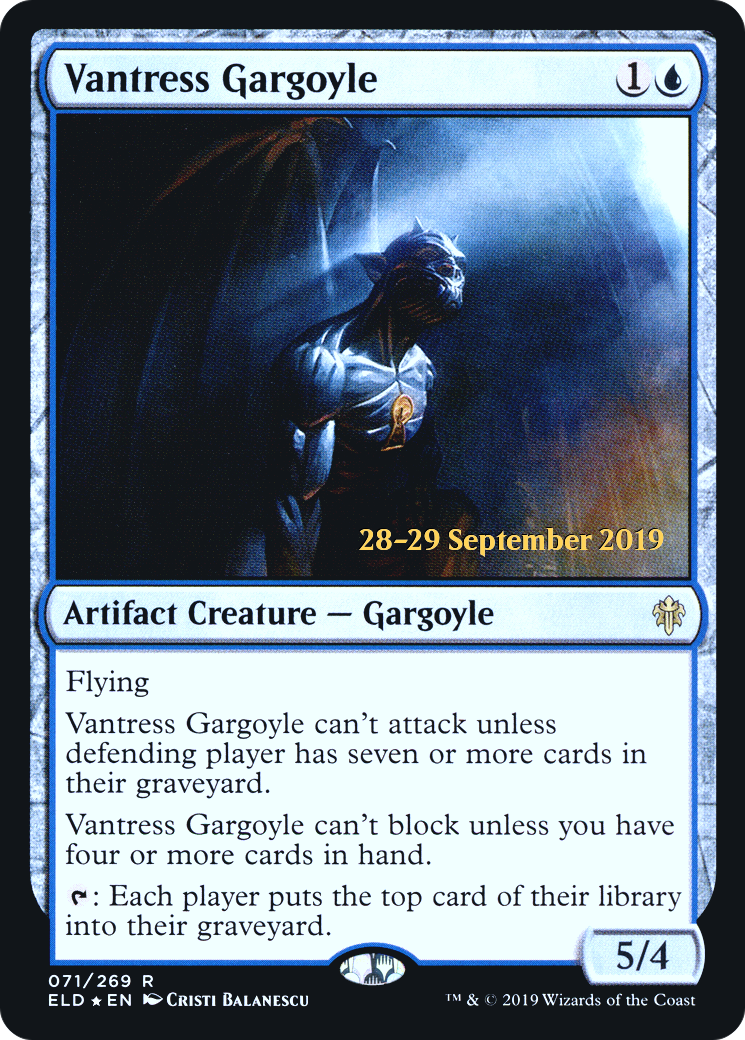 Vantress Gargoyle (PRE-71S)  Foil - Throne of Eldraine Promos