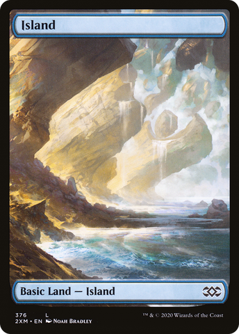 Island (376) (2XM-376)  Foil - Double Masters