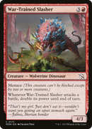 War-Trained Slasher (MOM-172) - March of the Machine Foil