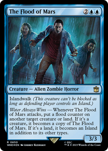 The Flood of Mars (Surge Foil) (WHO-650)  Foil - Doctor Who