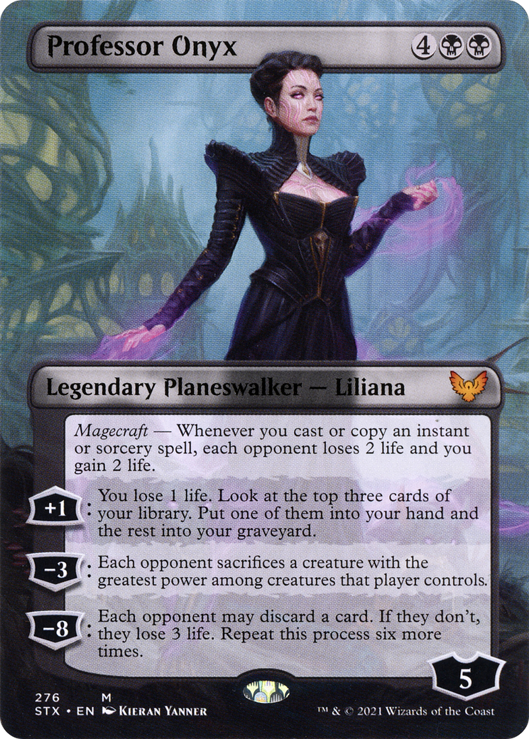 Professor Onyx (Borderless) (STX-276)  - Strixhaven: School of Mages