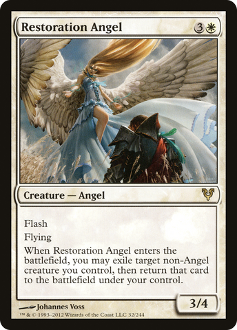 Restoration Angel (AVR-032)  Foil - Avacyn Restored