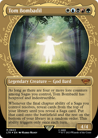 Tom Bombadil (Showcase) (Surge Foil) (LTR-823)  Foil - The Lord of the Rings: Tales of Middle-earth: (Showcase) (Borderless)
