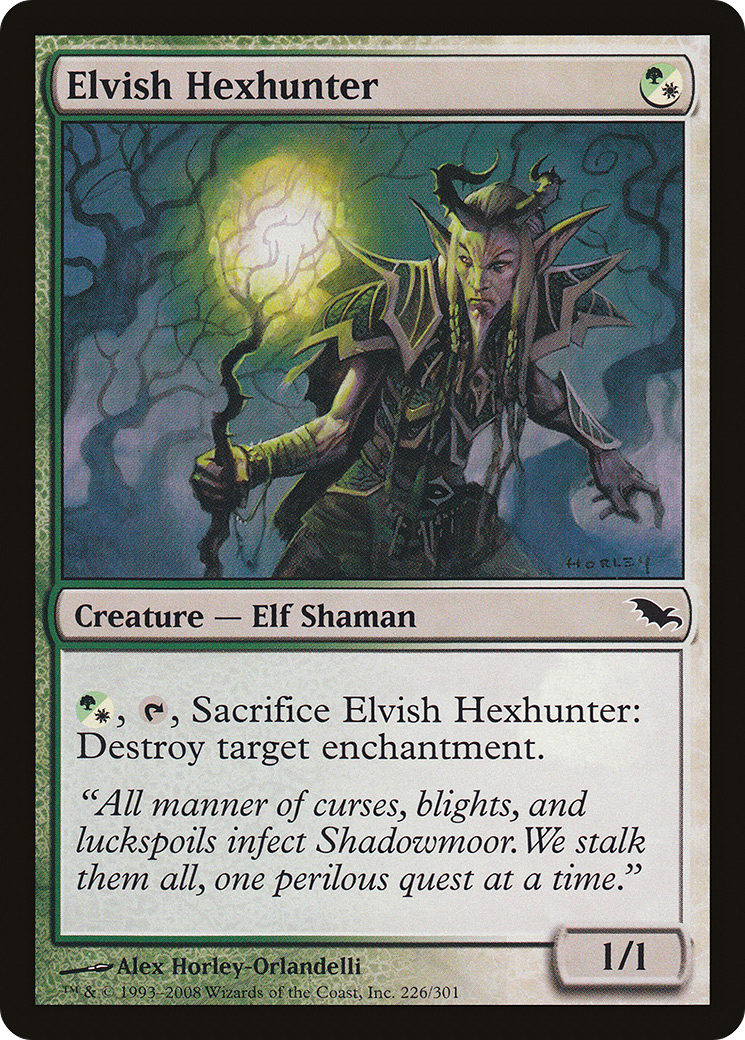 Elvish Hexhunter (SHM-226)  Foil - Shadowmoor