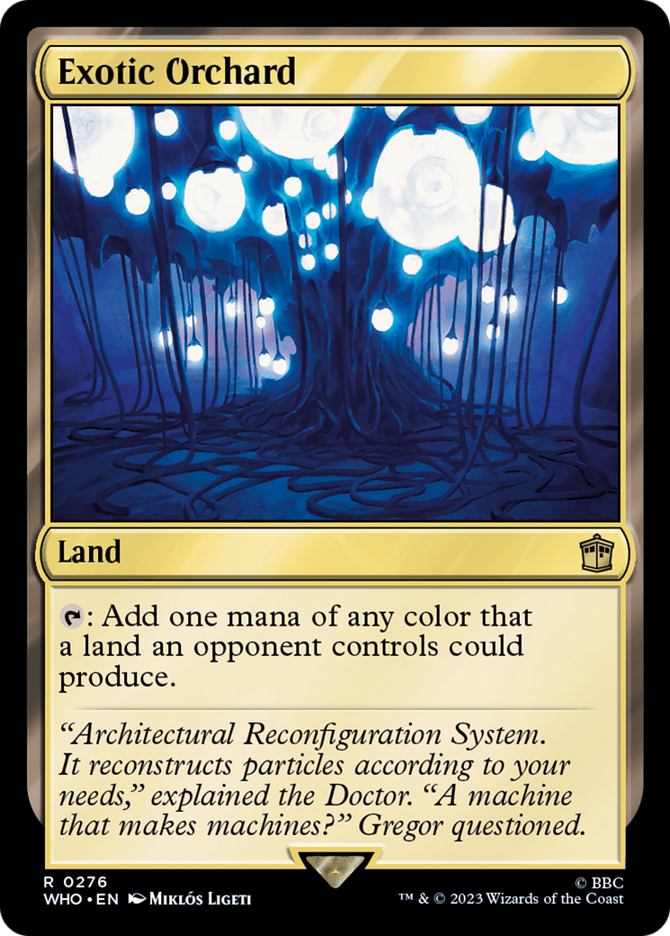 Exotic Orchard (WHO-276)  - Doctor Who