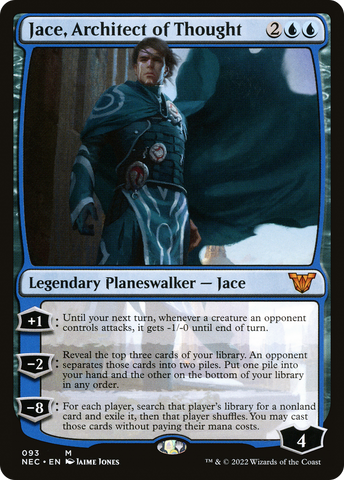 Jace, Architect of Thought (NEC-093)  - Neon Dynasty Commander