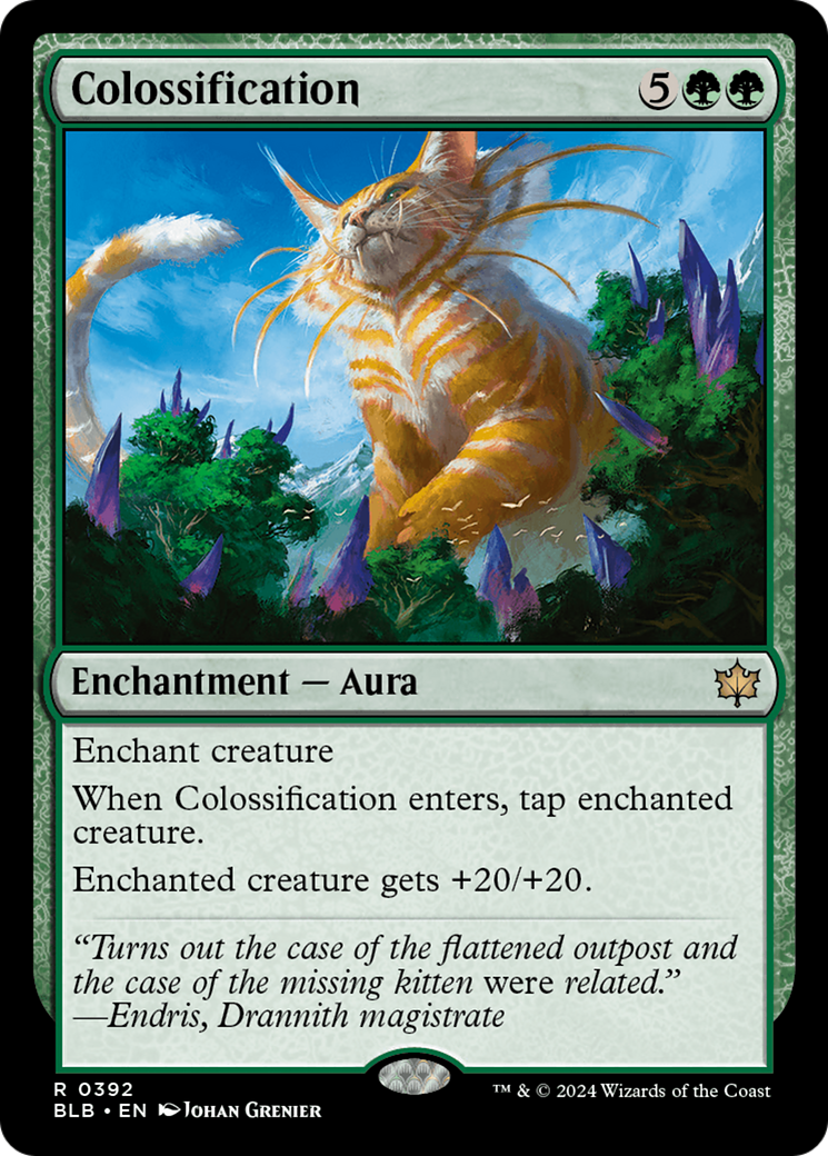 Colossification (BLB-392)  - Bloomburrow