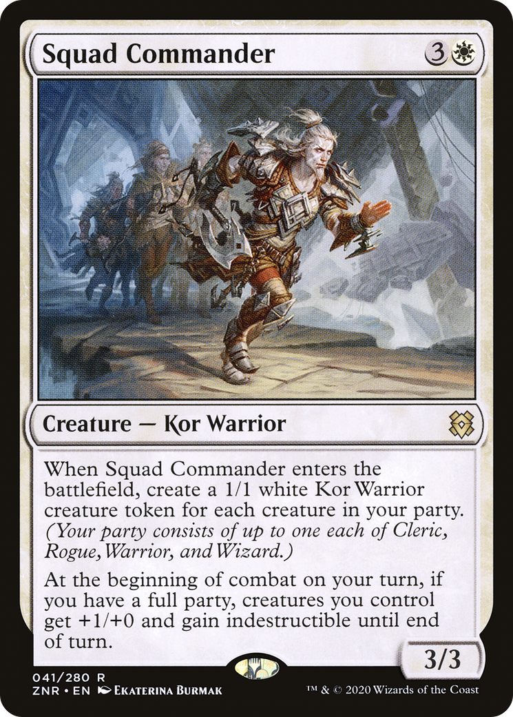 Squad Commander (ZNR-041)  - Zendikar Rising