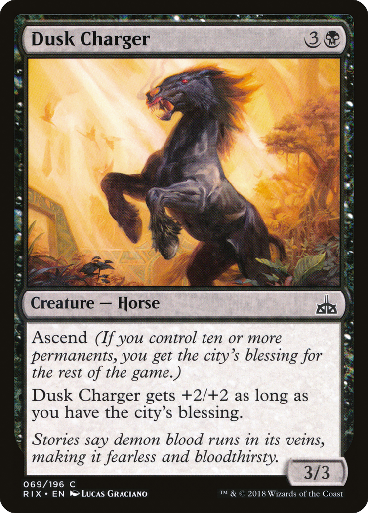 Dusk Charger (RIX-069)  - Rivals of Ixalan