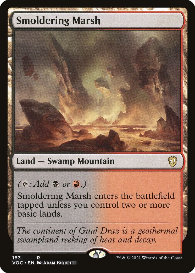 Smoldering Marsh (VOC-183)  - Crimson Vow Commander