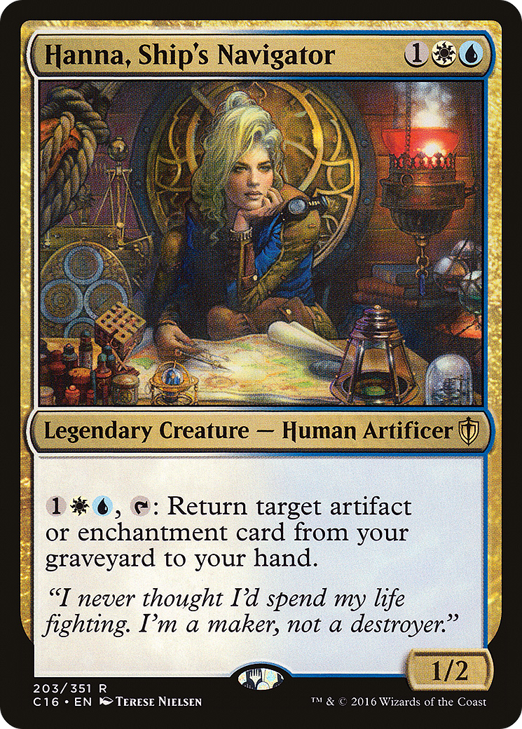 Hanna, Ship's Navigator (C16-203)  - Commander 2016