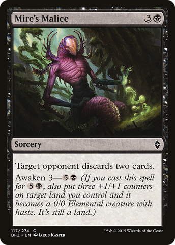Mire's Malice (BFZ-117)  Foil - Battle for Zendikar