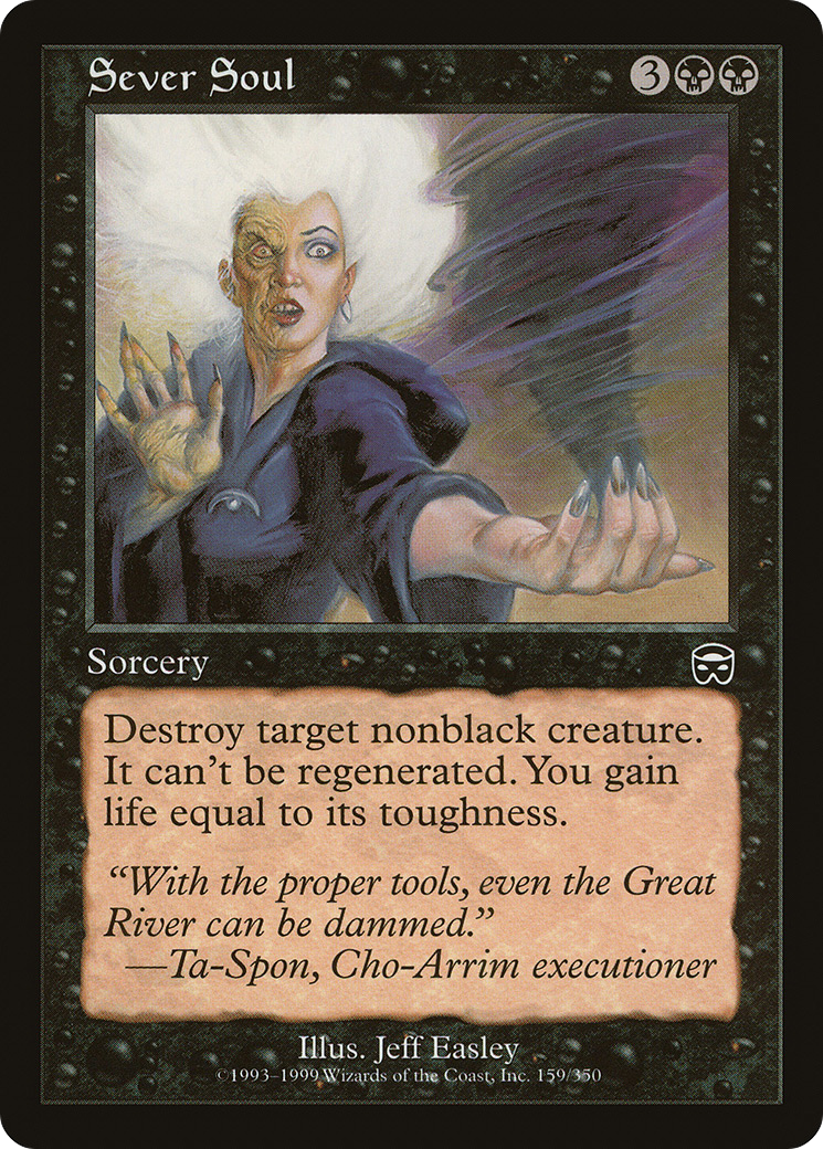 Sever Soul (MMQ-159)  Foil - Mercadian Masques
