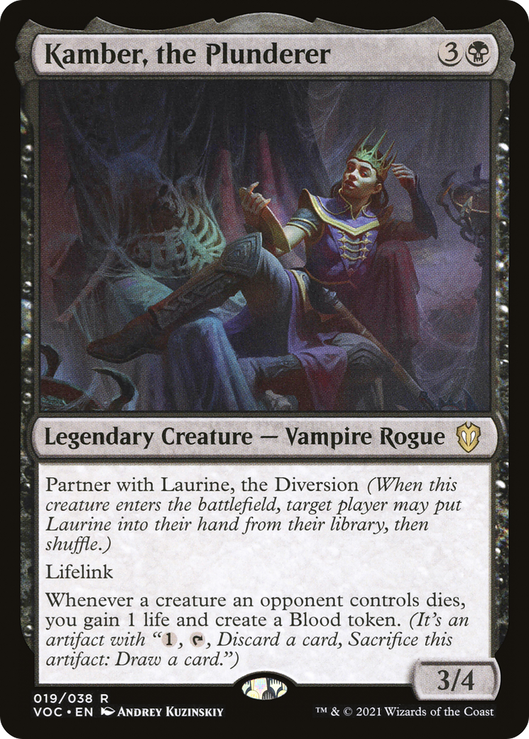 Kamber, the Plunderer (VOC-019)  - Crimson Vow Commander