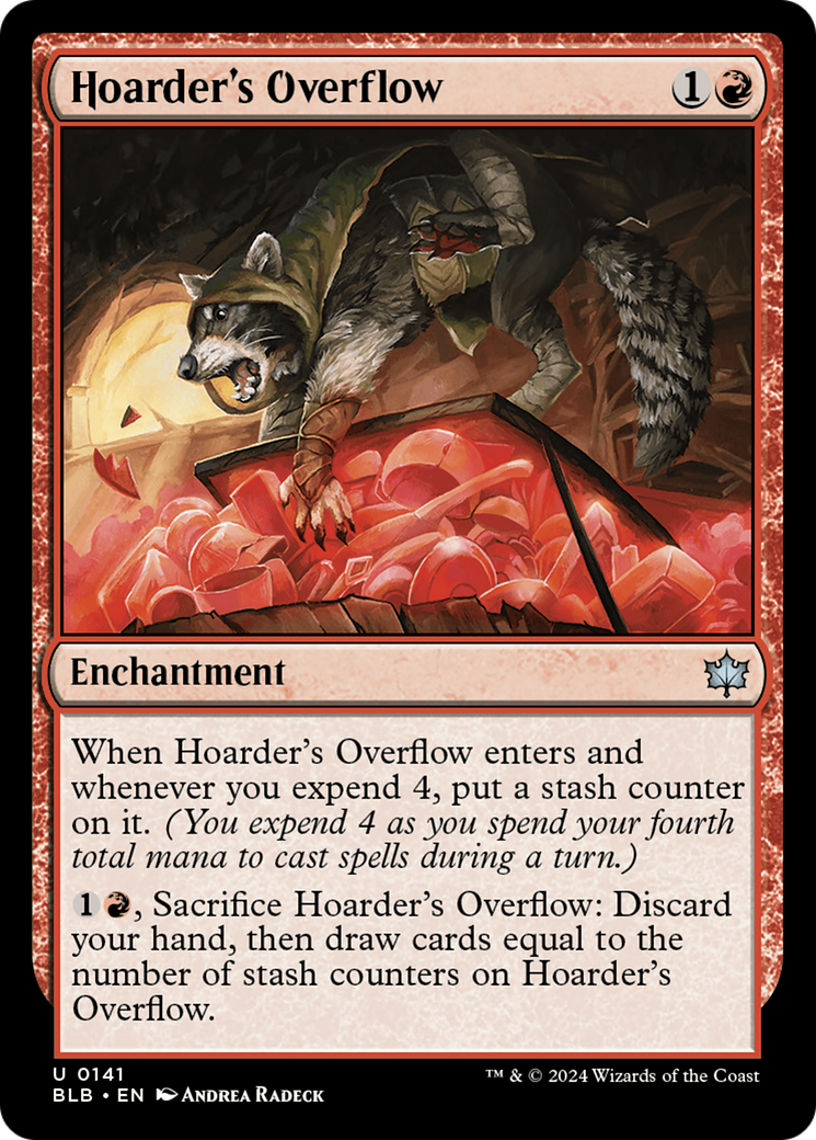 Hoarder's Overflow (BLB-141)  - Bloomburrow