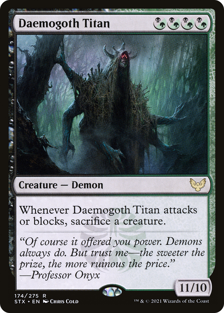 Daemogoth Titan (STX-174)  - Strixhaven: School of Mages
