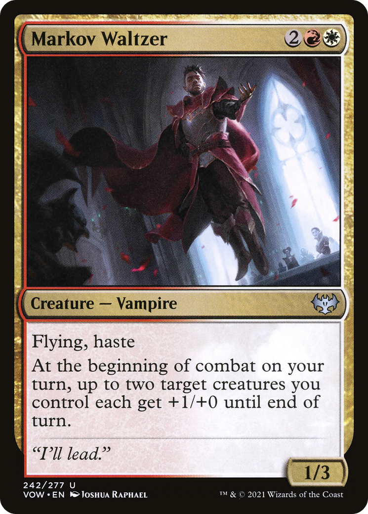 Markov Waltzer (VOW-242)  Foil - Innistrad: Crimson Vow