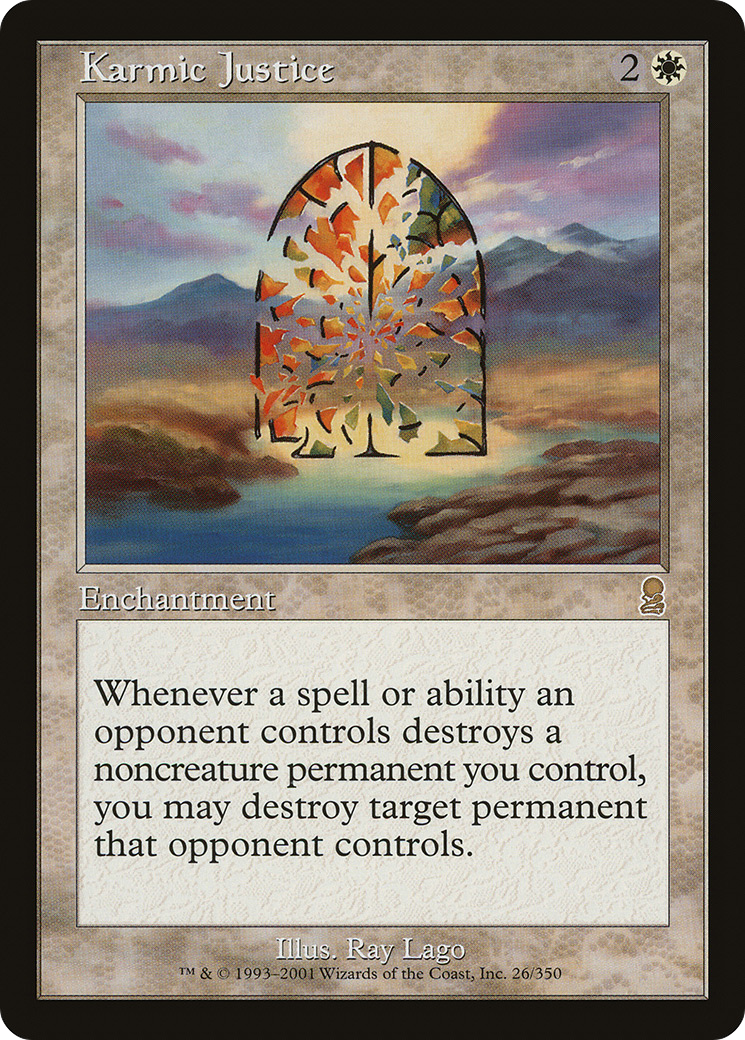 Karmic Justice (ODY-026)  - Odyssey