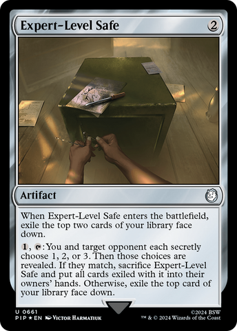 Expert-Level Safe (Surge Foil) (PIP-661) - Fallout Foil
