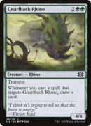 Gnarlback Rhino (2X2-148)  - Double Masters 2022