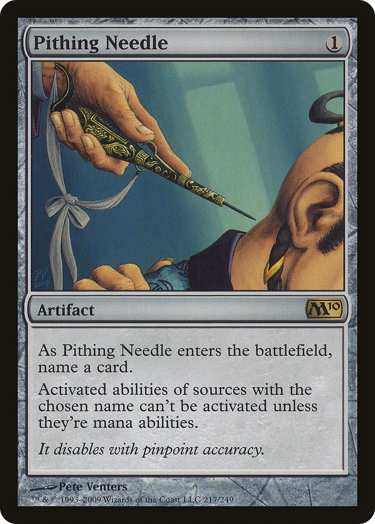 Pithing Needle (M10-217)  Foil - Magic 2010