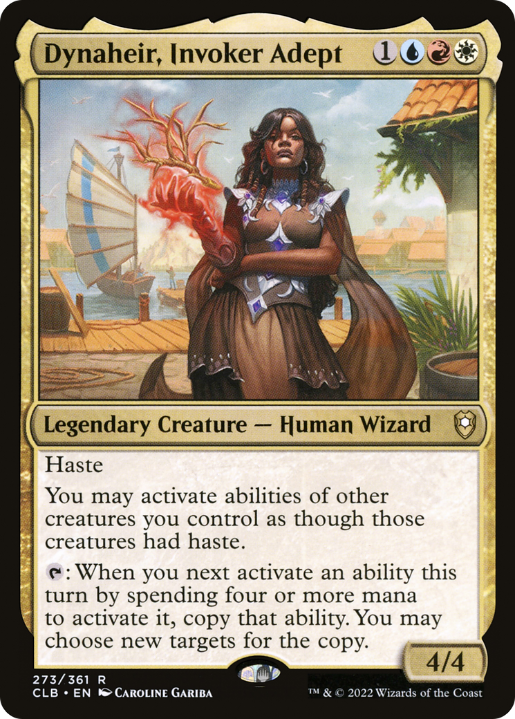 Dynaheir, Invoker Adept (CLB-273)  - Commander Legends: Battle for Baldur's Gate