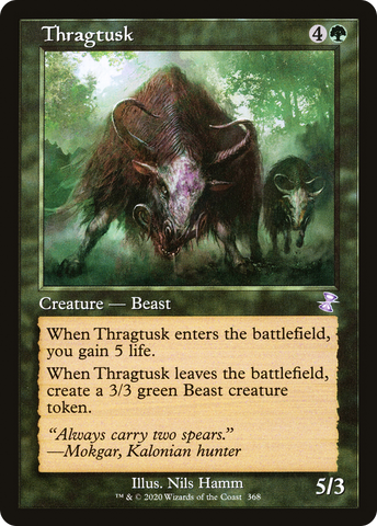 Thragtusk (TSR-368)  Foil - Time Spiral Remastered
