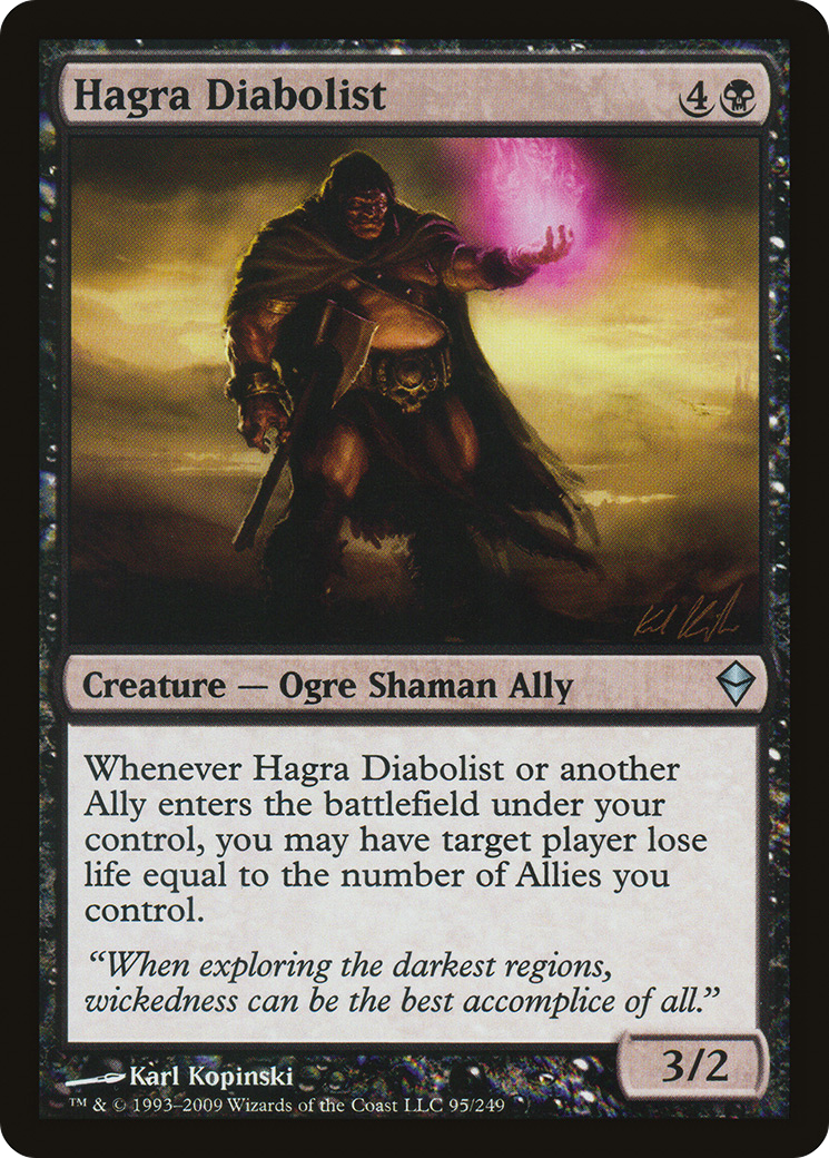 Hagra Diabolist (ZEN-095)  Foil - Zendikar