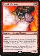 Erratic Cyclops (GRN-098)  Foil - Guilds of Ravnica