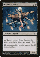 Wicked Akuba (CHK-150) - Champions of Kamigawa