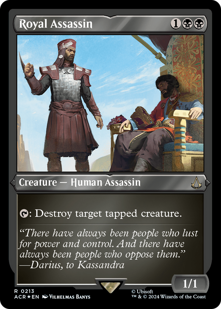 Royal Assassin (ACR-213)  Etched Foil - Assassin's Creed