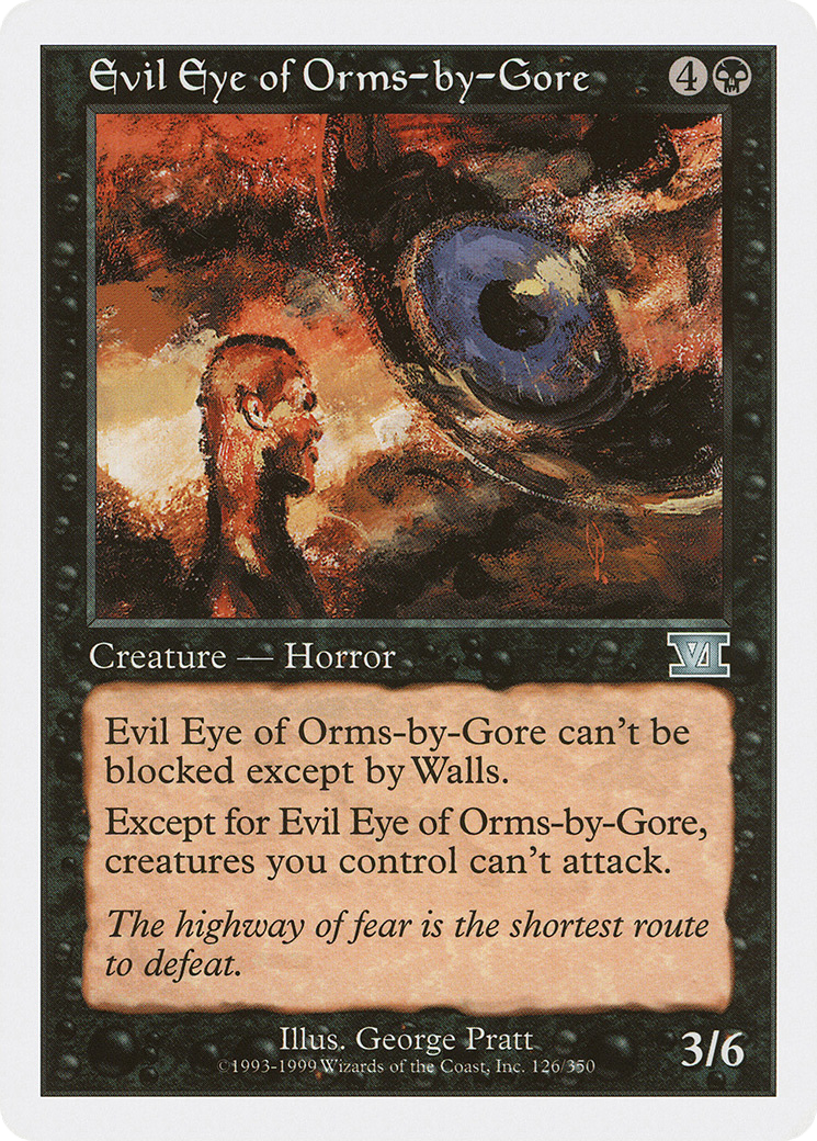 Evil Eye of Orms-by-Gore (6ED-126)  - Classic Sixth Edition