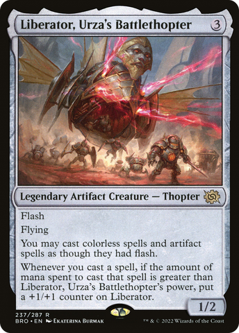 Liberator, Urza's Battlethopter (BRO-237)  Foil - The Brothers' War