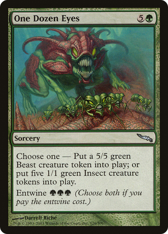 One Dozen Eyes (MRD-126)  Foil - Mirrodin