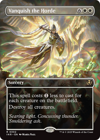 Vanquish the Horde (Borderless) (INR-302)  Foil - Innistrad Remastered