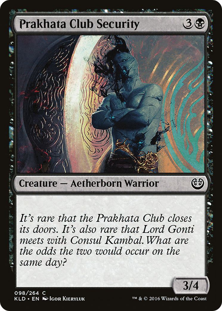 Prakhata Club Security (KLD-098)  Foil - Kaladesh