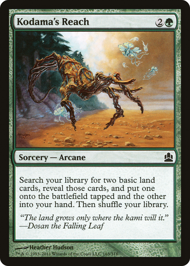 Kodama's Reach (CMD-163)  - Commander 2011