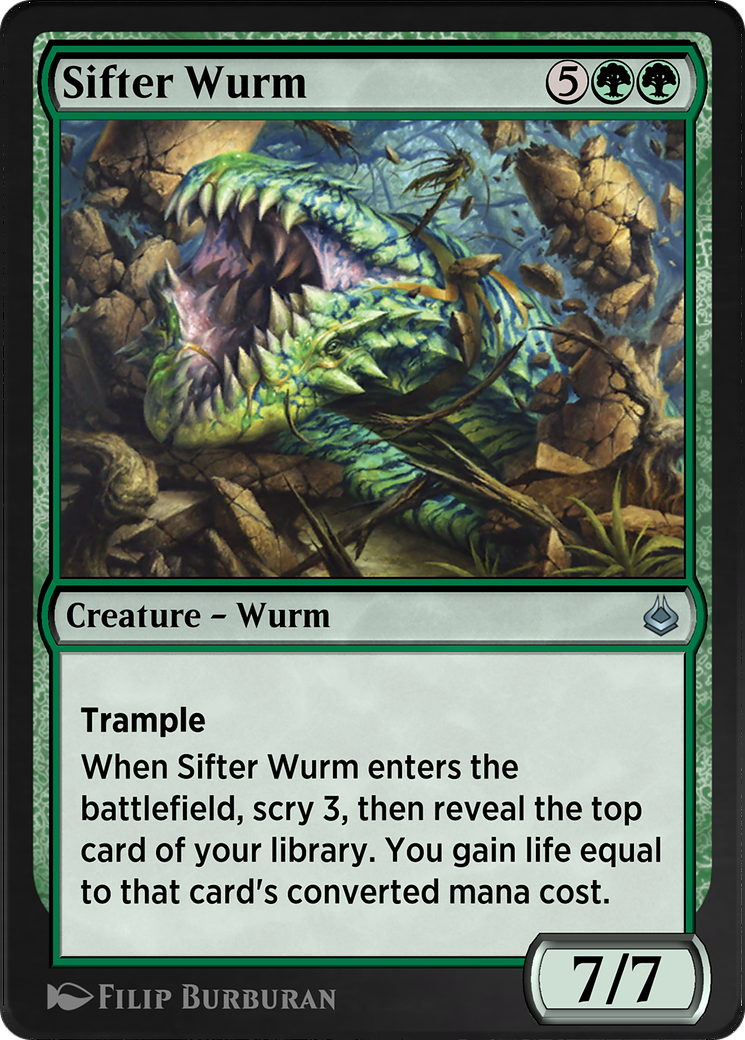 Sifter Wurm (AKR-219)  - Amonkhet Remastered