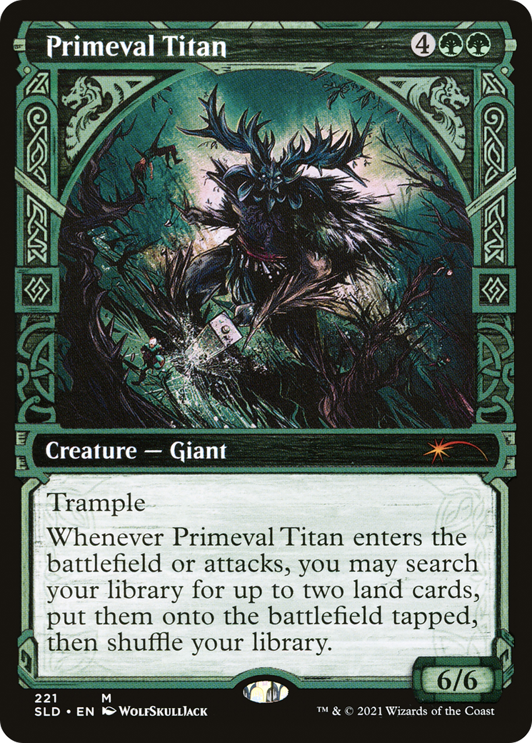 Primeval Titan (221) (SLD-221)  Foil - Secret Lair Drop: (Showcase)