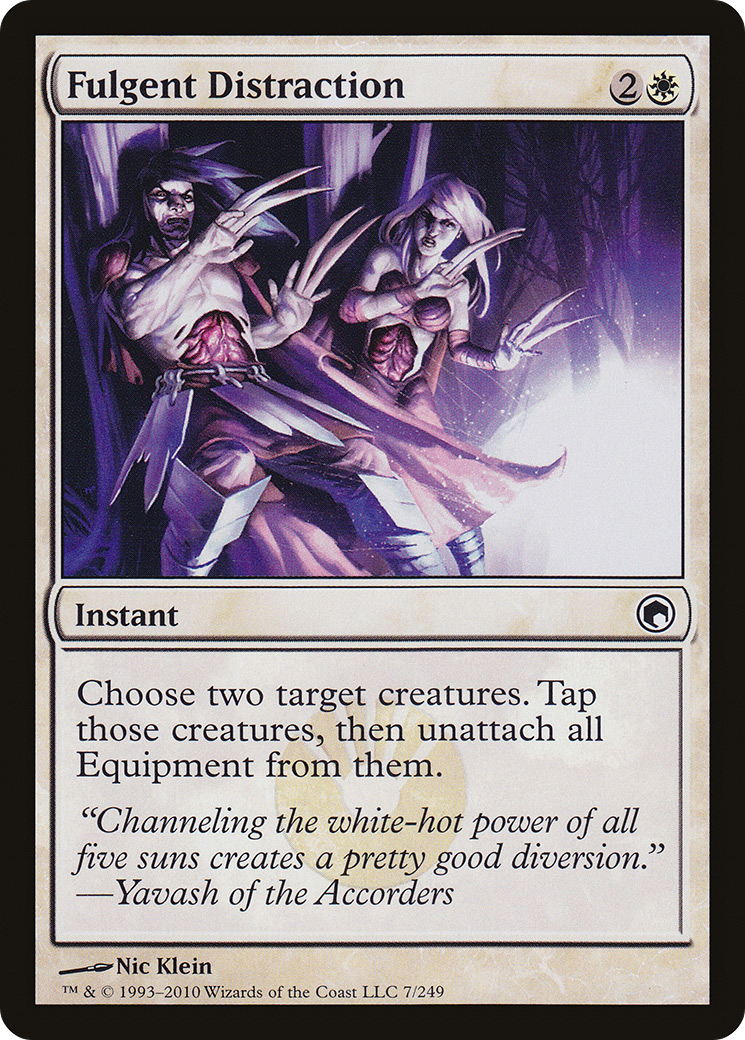 Fulgent Distraction (SOM-007)  Foil - Scars of Mirrodin